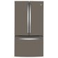 GE Appliances 23.1 Cu. Ft. Counter Depth French Door Refrigerator in Slate, , large