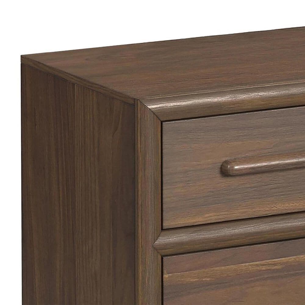 Mayberry Hill Brisbane 7-Drawer Dresser and Mirror in Brown, , large