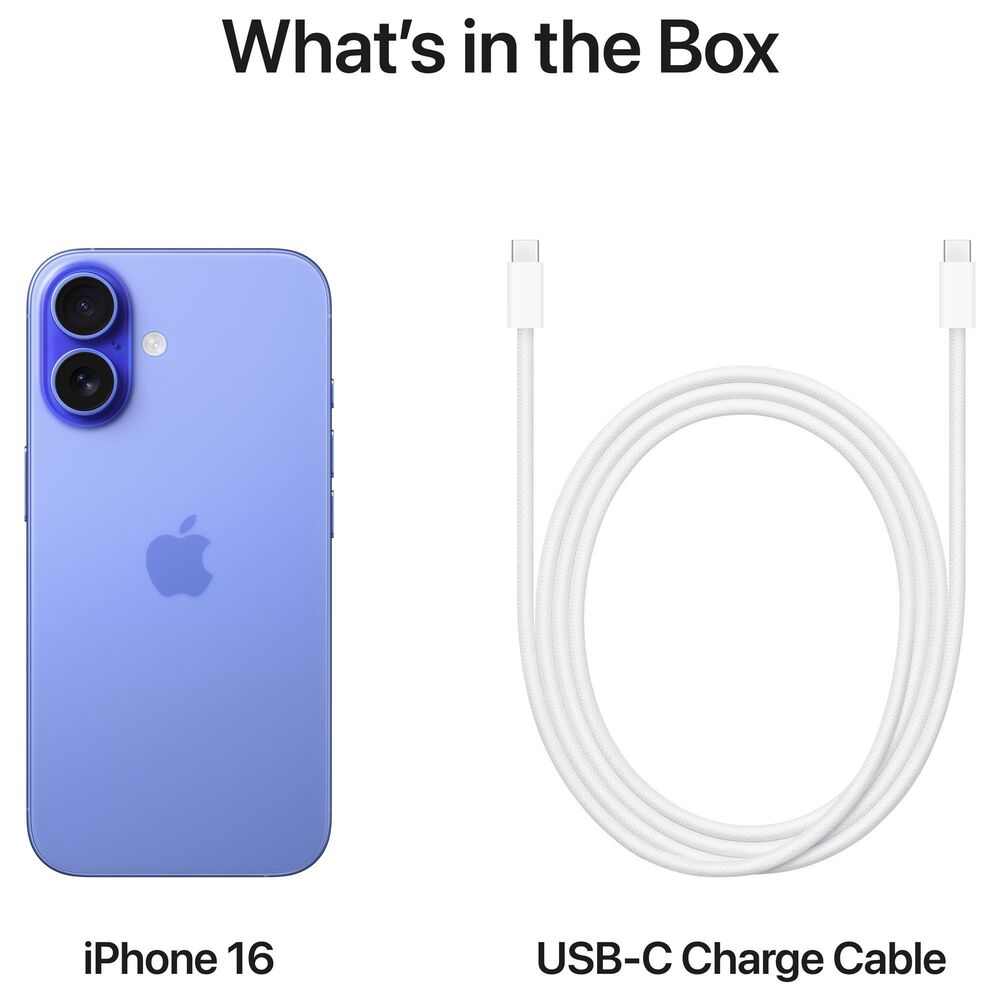 Apple iPhone 16 128GB in Ultramarine, , large