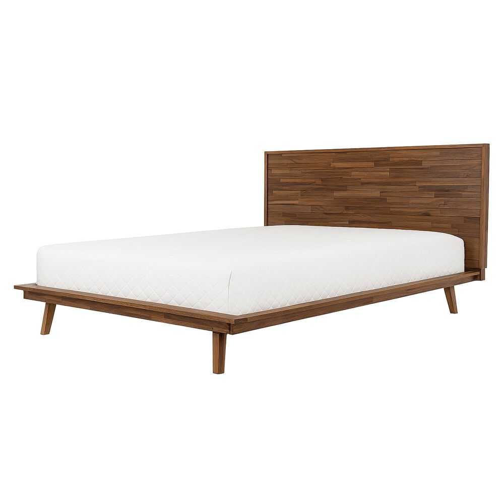 37B Gia King Platform Bed in Warm Pecan, , large