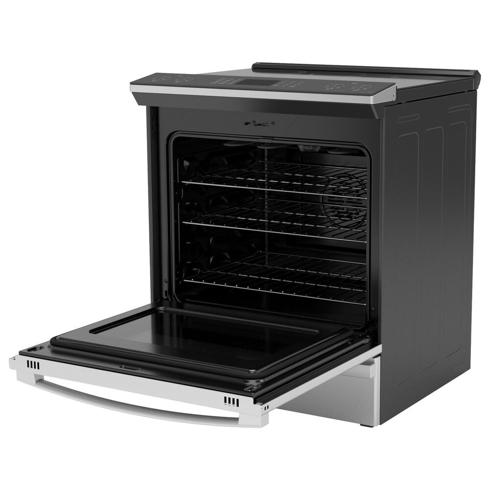 GE Profile 5.3 Cu. Ft. Smart Induction Electric Range and 2.1 Cu. Ft. Over-the-Range Sensor Microwave Oven in Fingerprint Resistant Stainless Steel, , large
