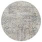 Surya Cardiff CDF-2300 Light Gray, Charcoal, Light Beige, Tan and Dark Blue 7"10" Round Area Rug, , large