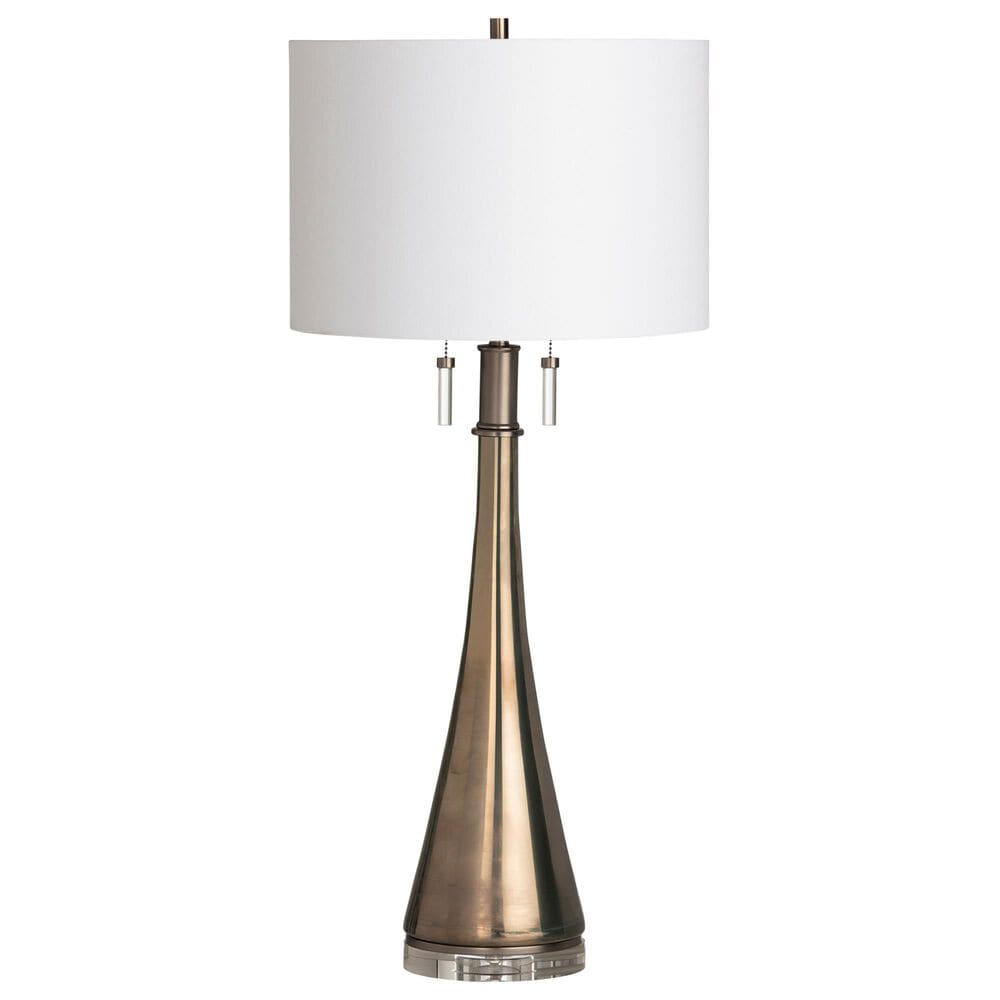 Crestview Collection Lira Twin Pull Chain Table Lamp in Gold, , large