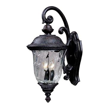 Maxim Lighting Carriage House DC 12.5" x 26.5" 3 Light Outdoor Wall Lantern in Oriental Bronze, , large