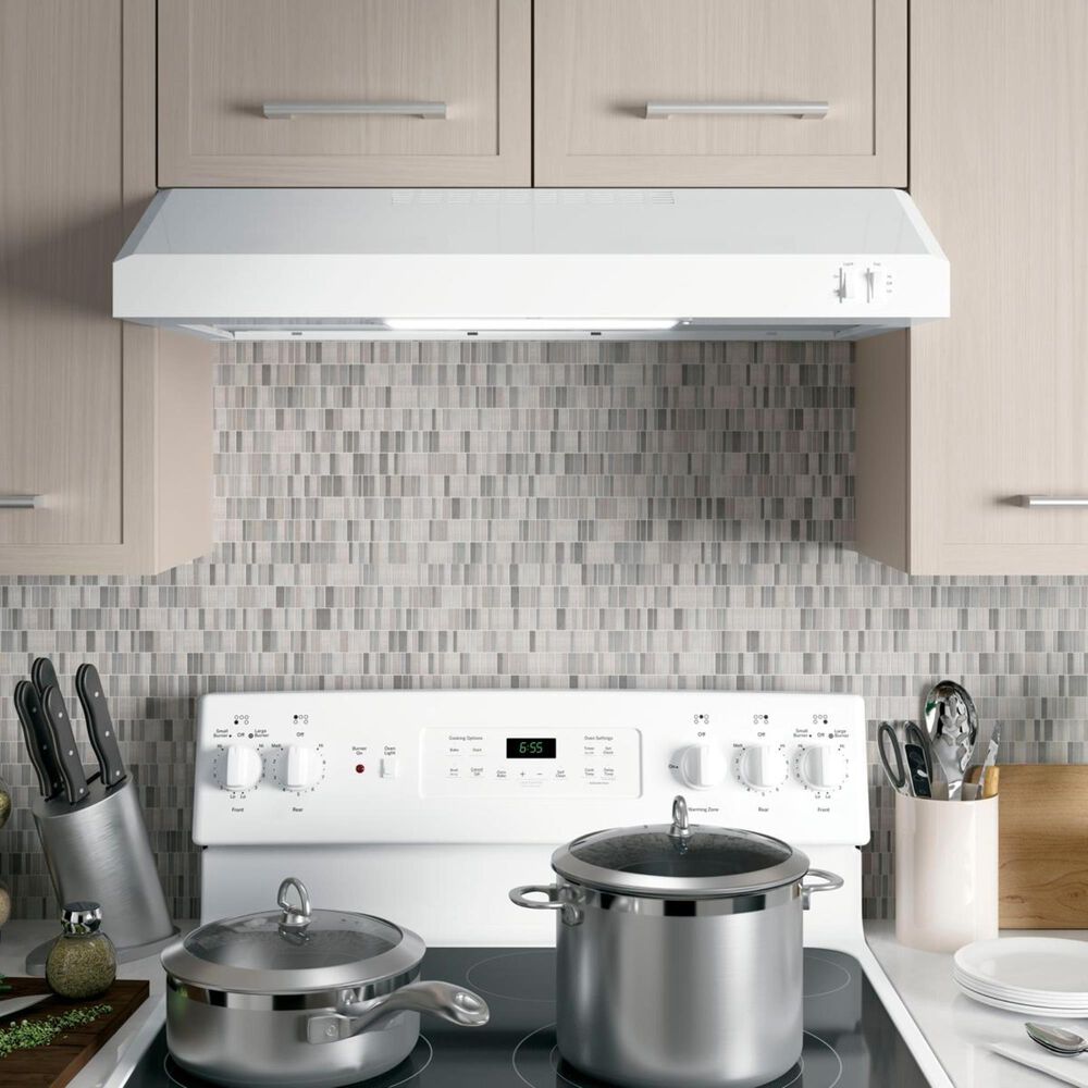 GE Appliances 30&quot; Under the Cabinet Hood in White, , large