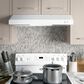GE Appliances 30" Under the Cabinet Hood in White, , large