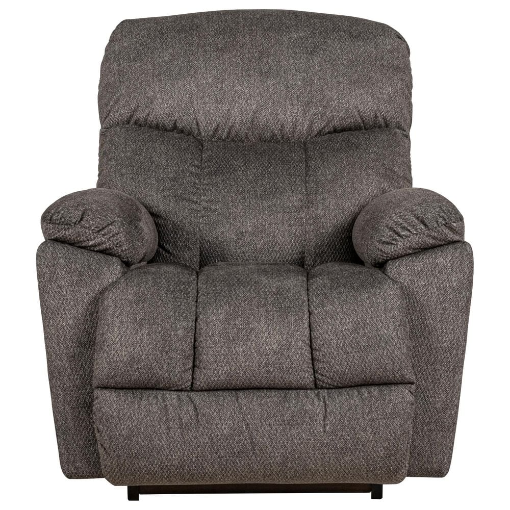 La-Z-Boy Morrison Power Rocking Recliner with Power Headrest and Lumbar in Dark Silver, , large