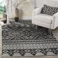 Safavieh Adirondack ADR107A-5 5"1" x 7"6" Silver/Black Area Rug, , large