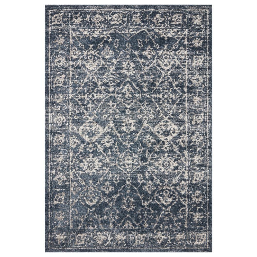 Magnolia Home Gigi Navy and Stone 9"2" x 13" Area Rug, , large