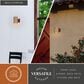 Vaxcel Chiasso 1-Light Outdoor Wall Sconce in Warm Brass, , large