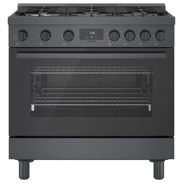 Bosch 36" Freestanding Gas Range in Black Stainless Steel, , large