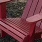 Linon Home Decor Adirondack Patio Chair in Red, , large