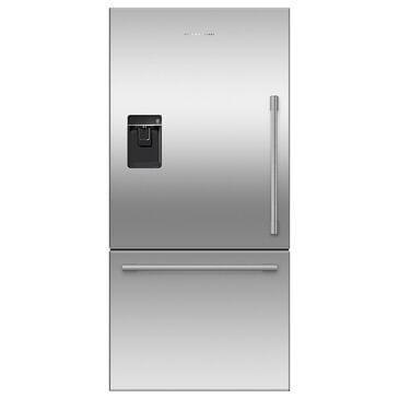 Fisher & Paykel Series 7 17.1 Cu. Ft. Left-Hinge Bottom-Freezer Refrigerator with Ice and Water in Stainless Steel, , large