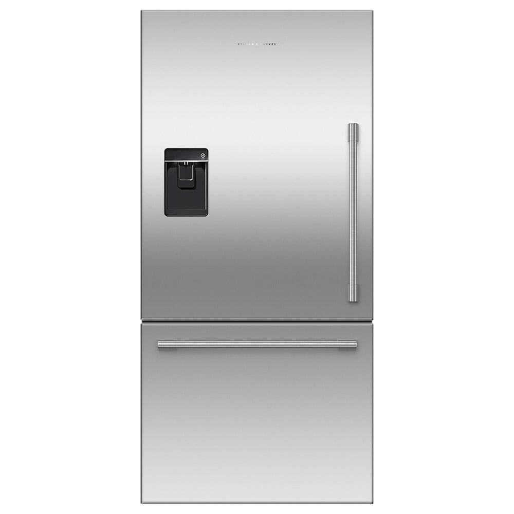 Fisher & Paykel Series 7 17.1 Cu. Ft. Left-Hinge Bottom-Freezer Refrigerator with Ice and Water in Stainless Steel, , large