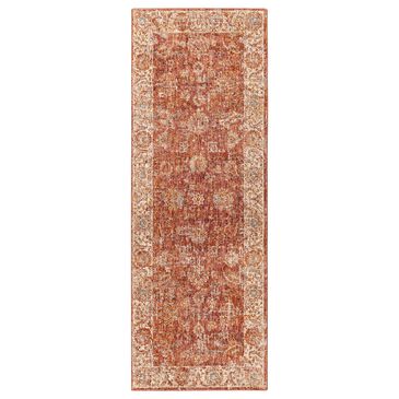 Surya Mirabel 2"7" x 10" Burnt Orange, Rose, Teal, Olive, Gray and Beige Runner, , large