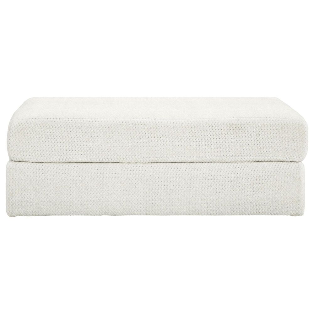 Ashley Karinne Oversized Accent Ottoman in Linen, , large
