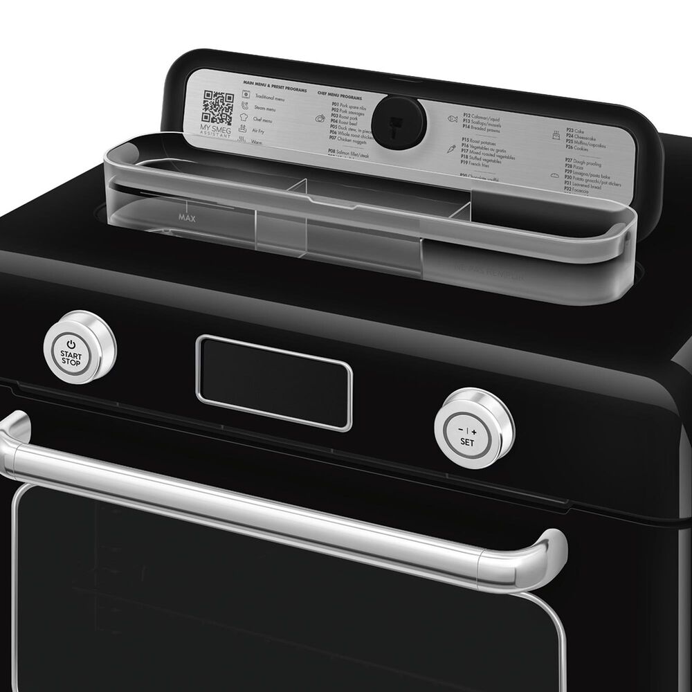 SMEG 10-in-1 Countertop Combination Oven in Black, , large