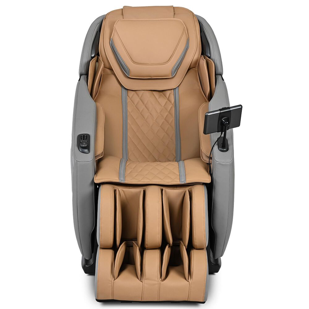 Cozzia Zen XE Power Massage Chair in Cappuccino and Grey, , large