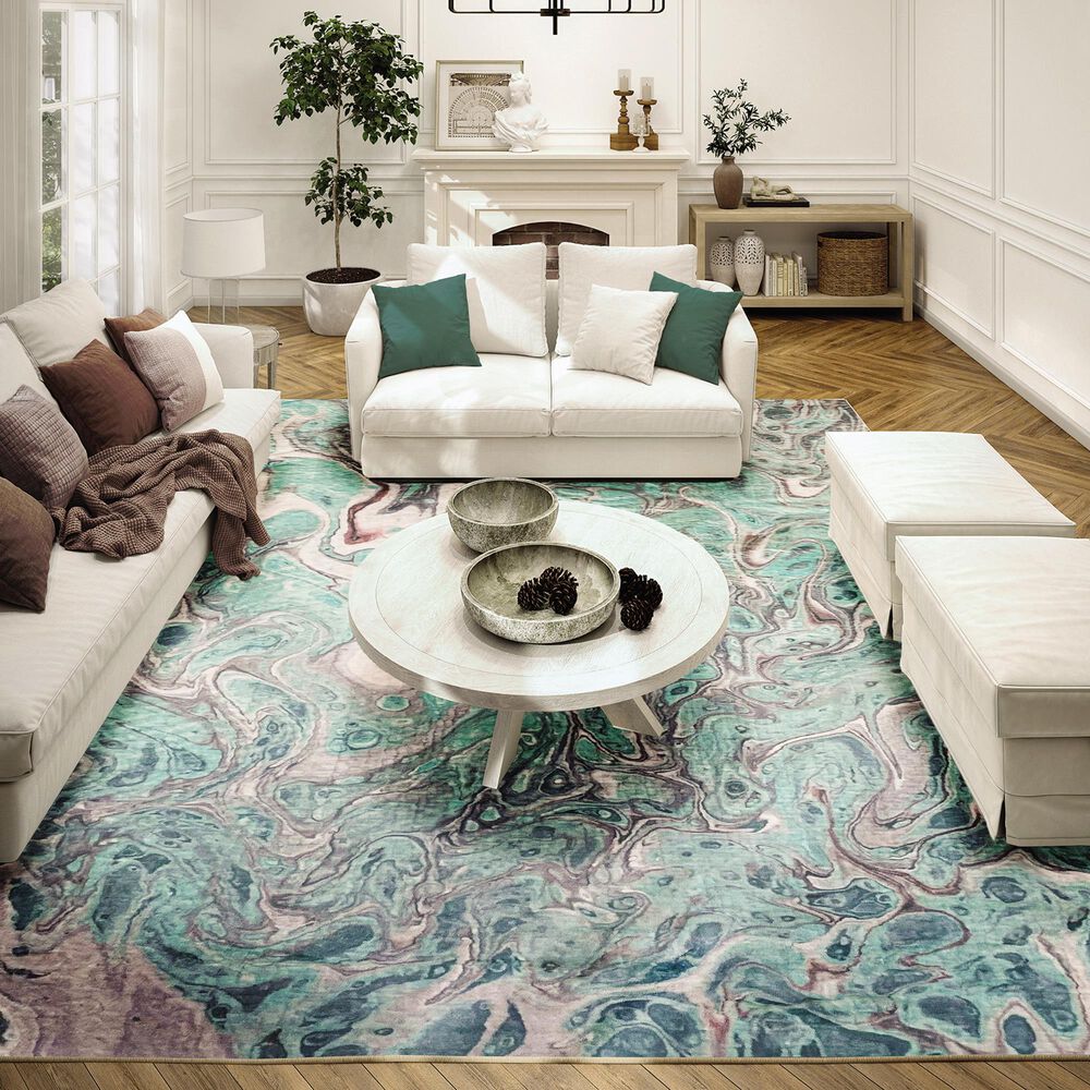 Dalyn Rug Company Kikiamo Seaside 3&#39; x 5&#39; Area Rug, , large