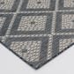 Central Oriental Melbourne Davion 5" x 7" Lagoon and Vanilla Area Rug, , large