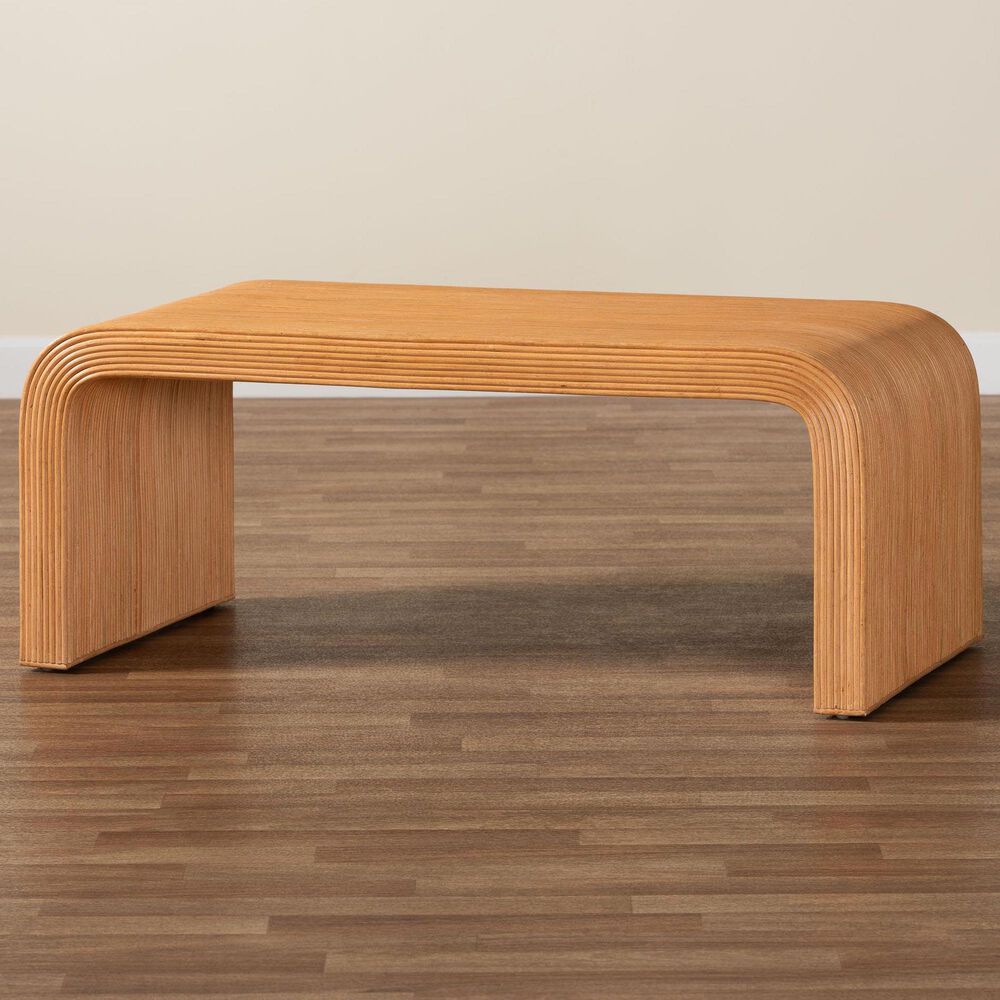 Baxton Studio Guevara Coffee Table in Light Honey, , large
