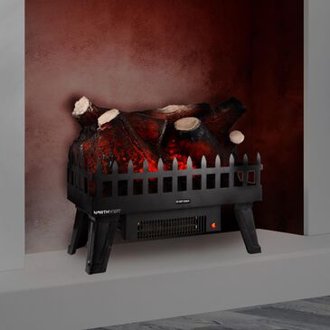 Timberlake Northwest LED Electric Log Insert in Black, , large