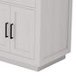 Lexora Home Abbey 72" Double Bathroom Vanity in White Oak with 2 cm White Cultured Marble Top and Rectangular Sinks, , large