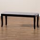 Baxton Studio Cornelie Dining Bench in Dark Brown, , large