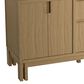 Kohler Solive 60" Double Bathroom Vanity in Light Oak with 2 cm White Quartz Top and Rectangular Sinks, , large