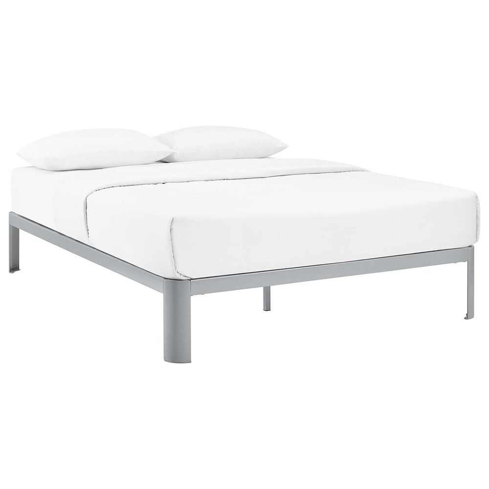Modway Corinne Queen Platform Bed Frame in Gray, , large