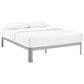 Modway Corinne Queen Platform Bed Frame in Gray, , large
