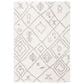 Safavieh Parma Shag PMA583A 3" x 5" Cream and Grey Area Rug, , large