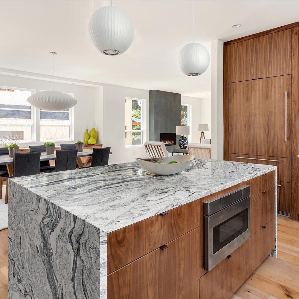 NFM Custom Countertops Silver Cloud 3cm Granite Countertop, , large