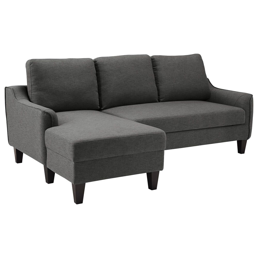 Signature Design by Ashley Jarreau Left Facing Sofa Chaise Sleeper in Dark Gray, , large