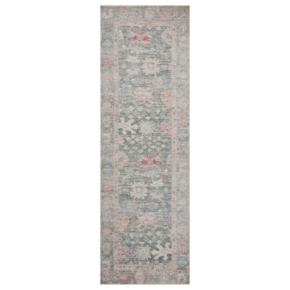Loloi II Elysium 2"6" x 12" Graphite and Multicolor Runner, , large