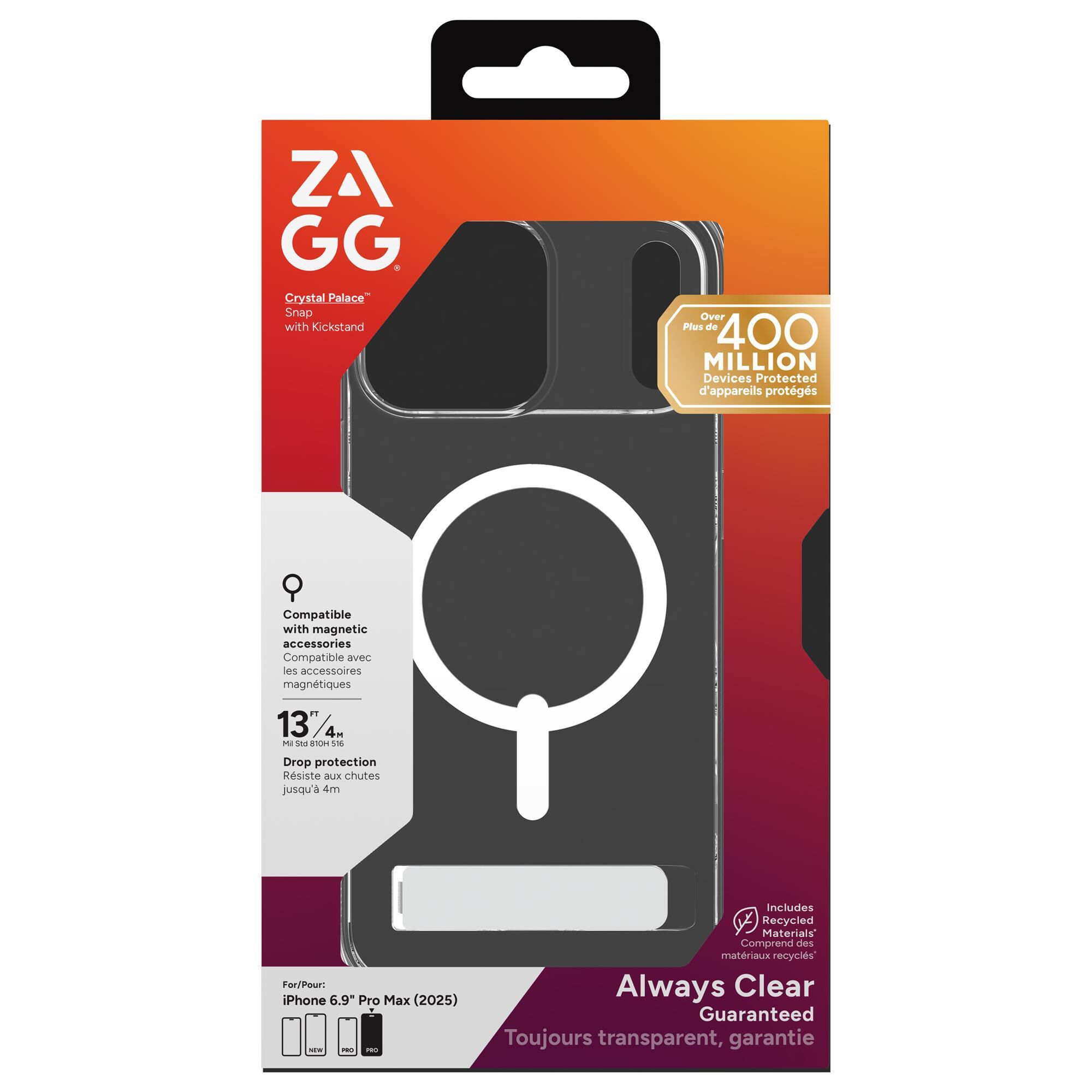 Zagg Crystal Palace Snap Case with Kickstand for Apple iPhone 17