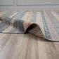 RIZZY Spectrum Gray, Dark Blue, Teal, Rust, Cream, Beige and Ivory 3" x 5" Area Rug, , large