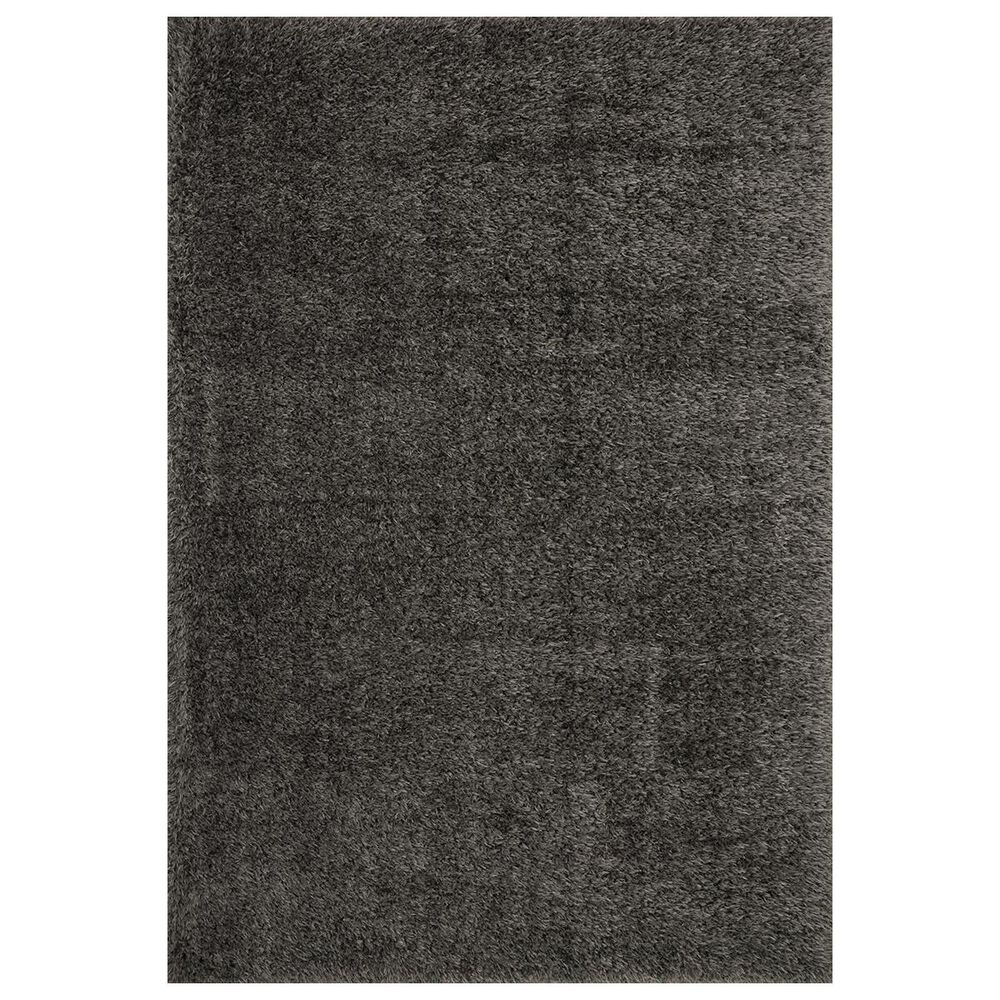 Loloi Kayla Shag KAY-01 3'9" x 5'9" Grey Area Rug, , large