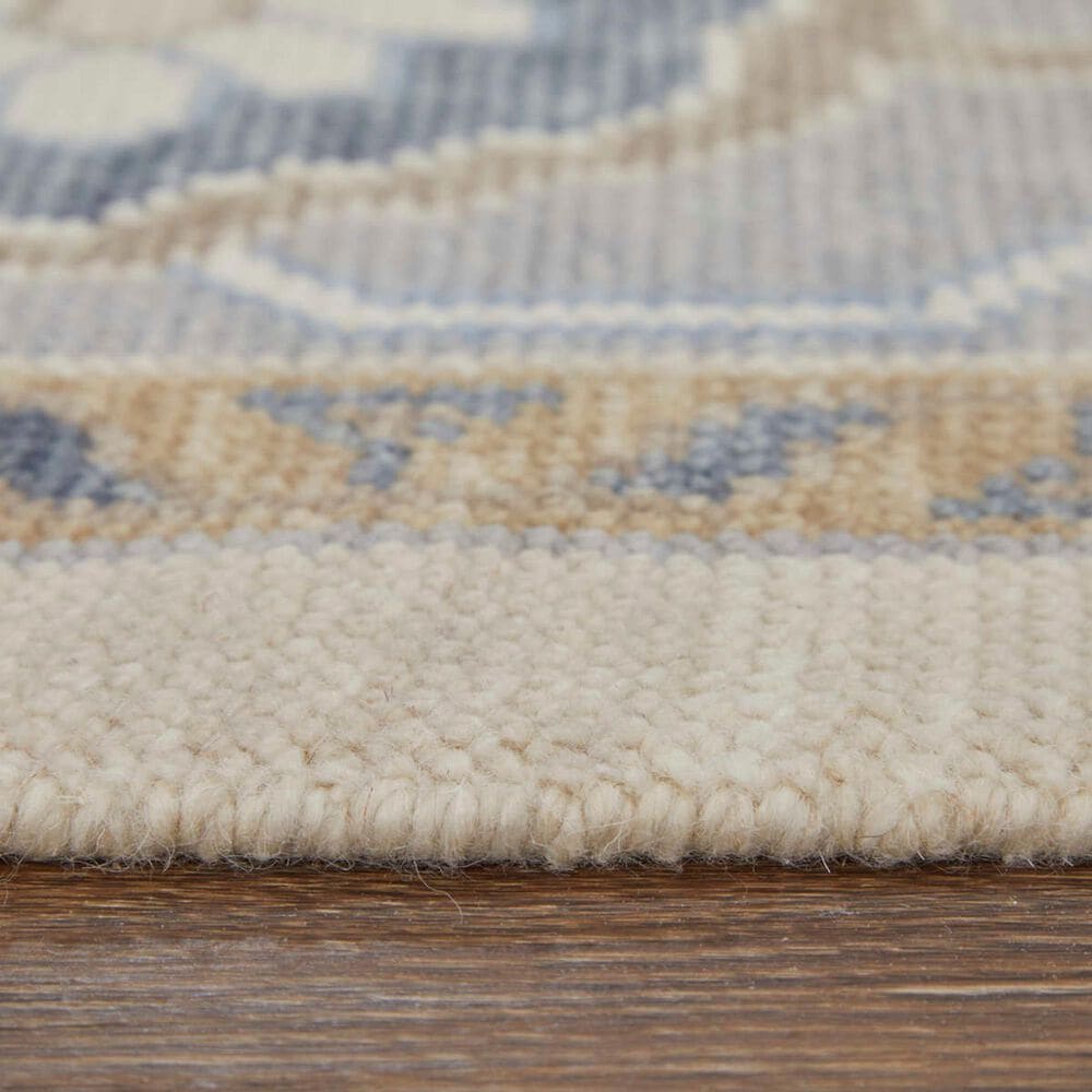 Feizy Karina 2&#39; x 3&#39; Ivory, Blue and Tan Area Rug, , large