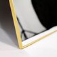HOMLUX 64" x 21" Rectangular Leaning Floor Mirror in Gold, , large