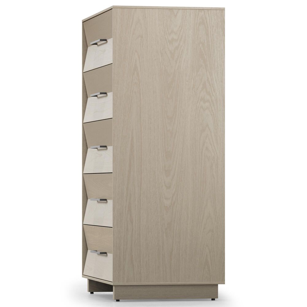 BDI Kara 4-Piece King Bedroom Set in Washed Oak, , large