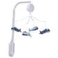 Lambs and Ivy Little Aviator Musical Baby Crib Mobile Soother Toy in Blue, , large