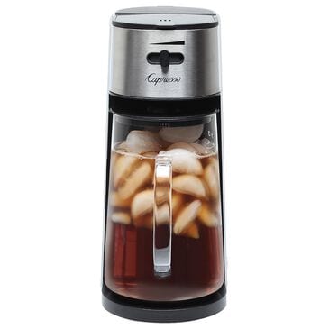 Capresso 80 Oz Iced Tea Maker in Stainless Steel and White, , large