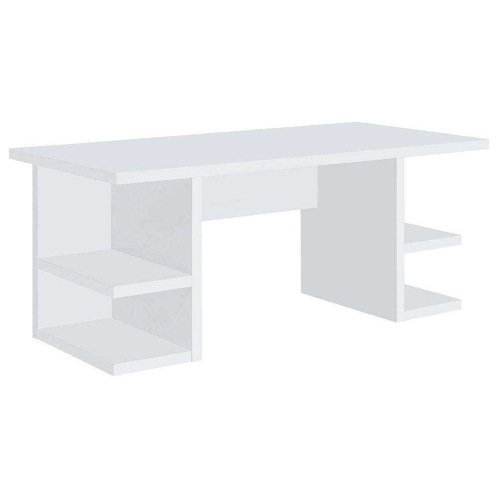 Coaster Alice Writing Desk in White, , large