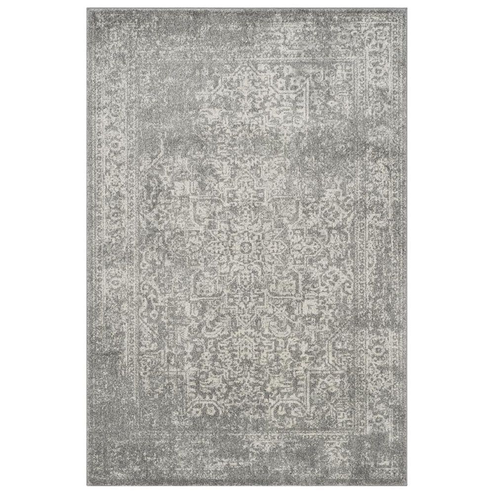 Safavieh Evoke EVK256S-4 4&#39; x 6&#39; Silver/Ivory Area Rug, , large
