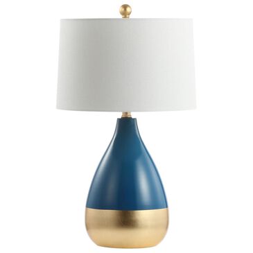 Safavieh Disney Charmer Lamp in Blue/Gold Leaf, , large