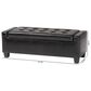 Baxton Studio Manchester Storage Ottoman in Black, , large