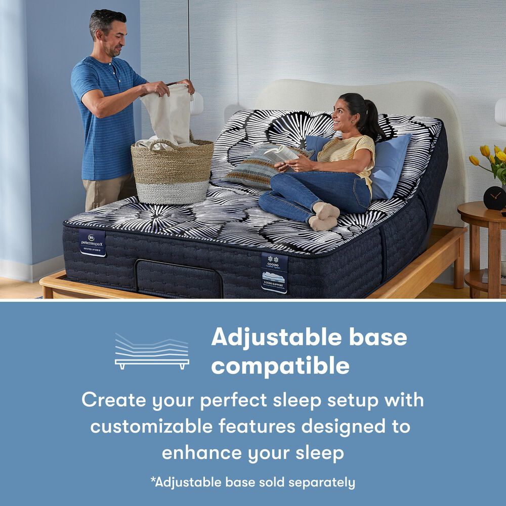 SERTA Perfect Sleeper X Knox Plush Twin XL Mattress with High Profile Box Spring, , large