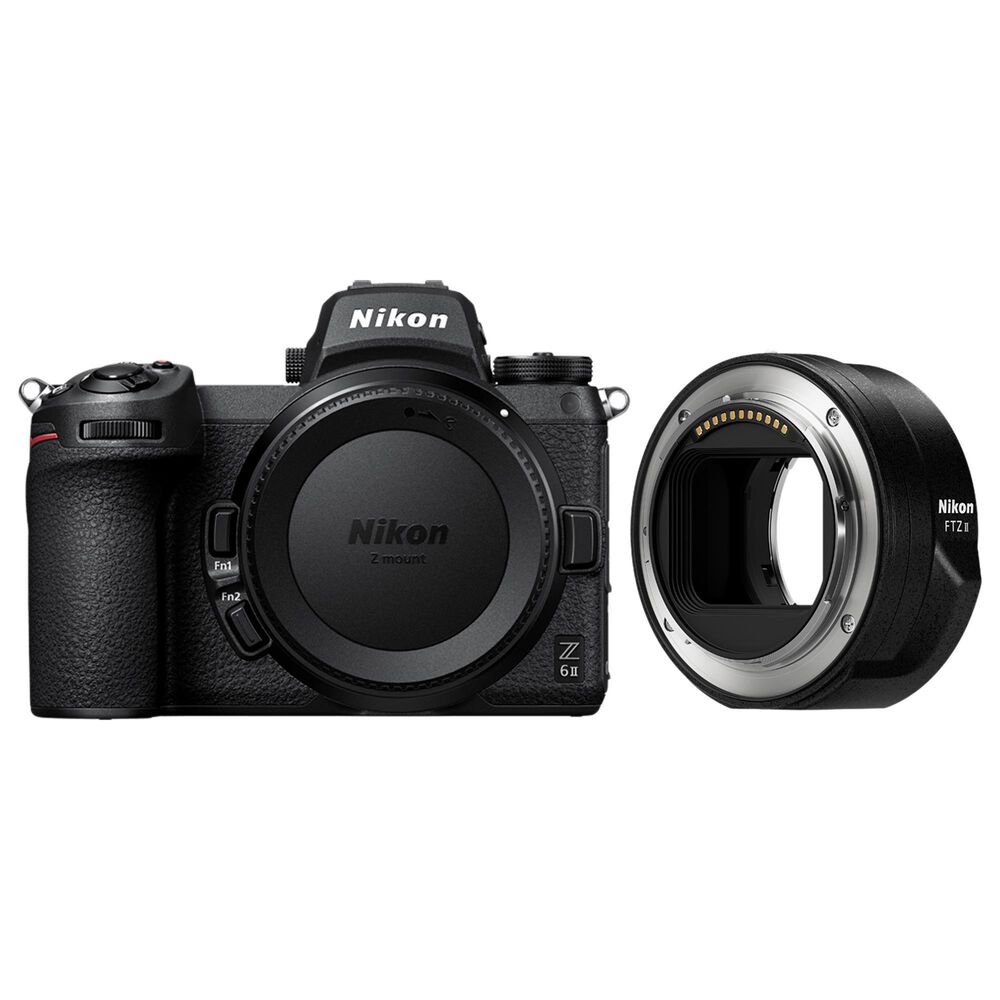 Nikon Z 6II FX Mirrorless Body with Mount Adapter FTZ II, , large