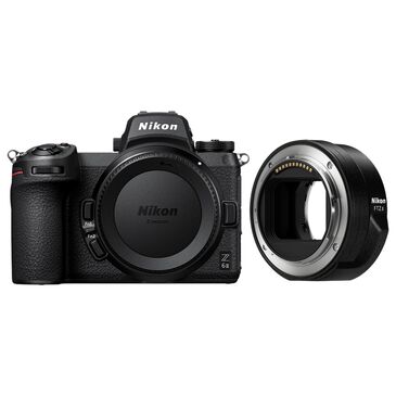 Nikon Z 6II FX Mirrorless Body with Mount Adapter FTZ II, , large